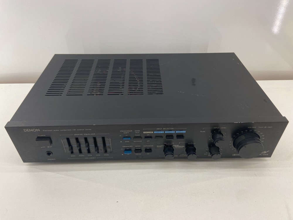 DENON Precision audio component AV control Dolby EQ AVC-500 II Amplifier Japan