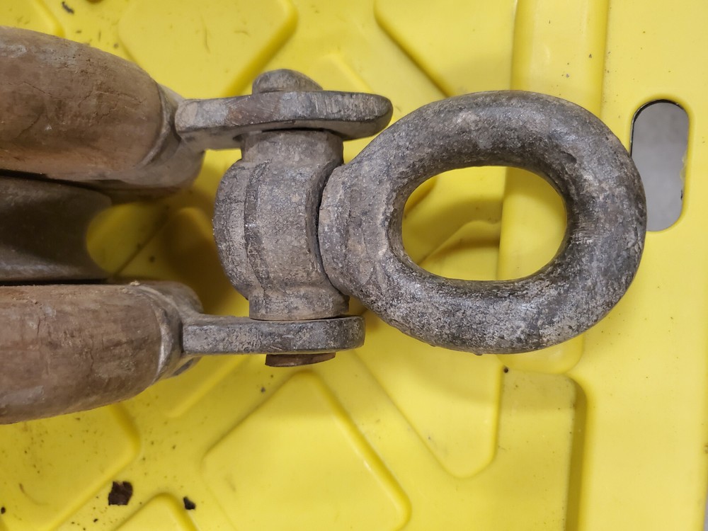 Vintage Block and Tackle Pulley #3