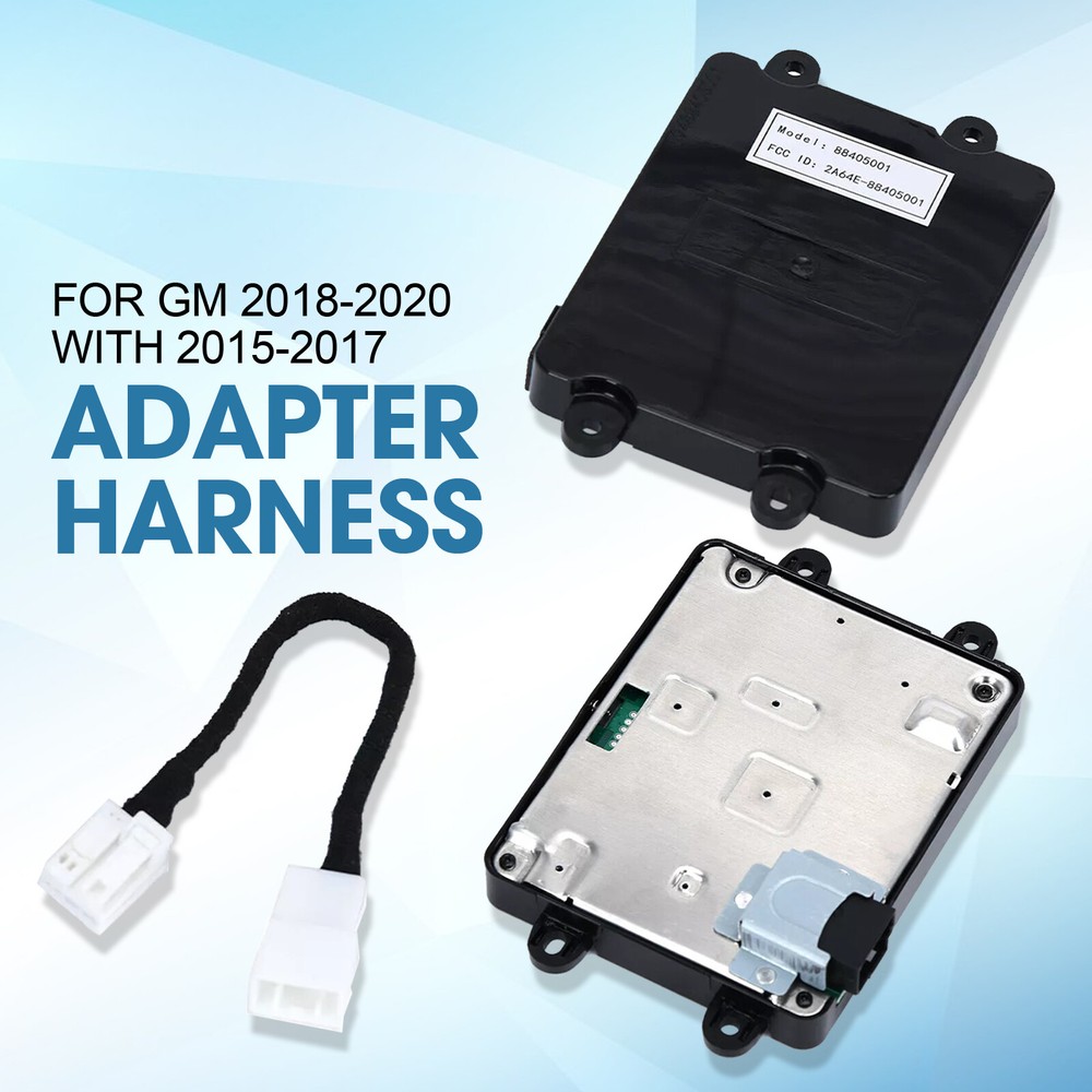 Updated Wireless Charging Module For GM 2018-2020 W/ 2015-2017 Adapter Harness