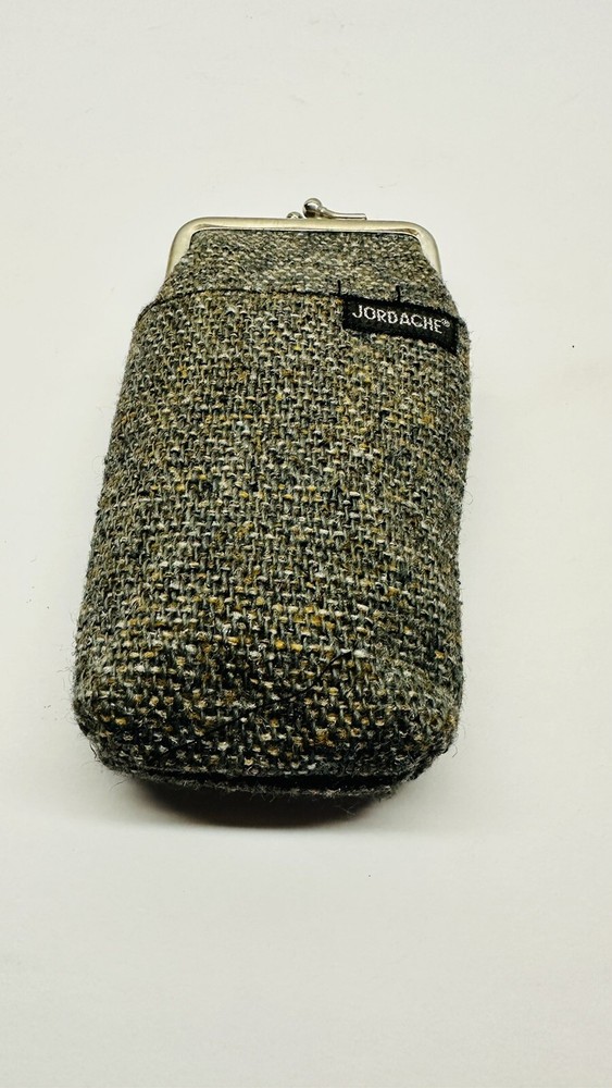 Vintage Jordache Tweed Cigarette Case
