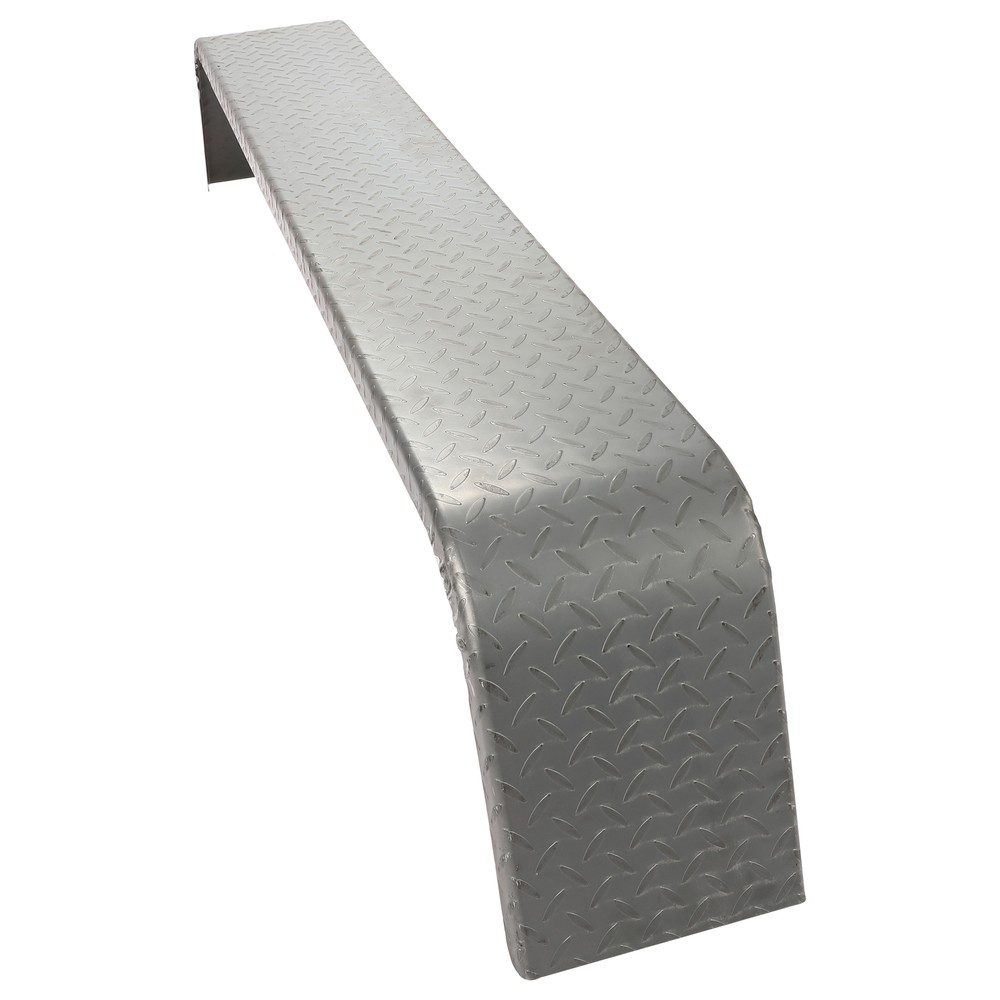 (2)- Steel Diamond Tread Plate Tandem Axle Trailer Fenders 10" X 72" X 13"