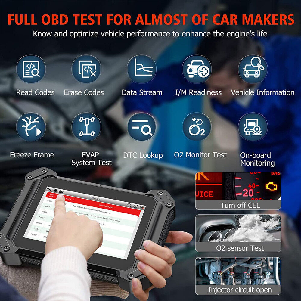Ancel V6 PRO+ Bi directional Diagnostic Scanner Car OBD2 Scan Tool Active Test