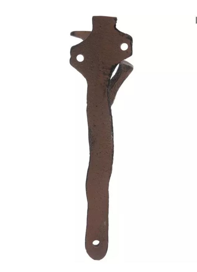 2 Rustic Cast Iron Shelf Bracket Wall Mount Hardware Brace Tree Branch Sculpture