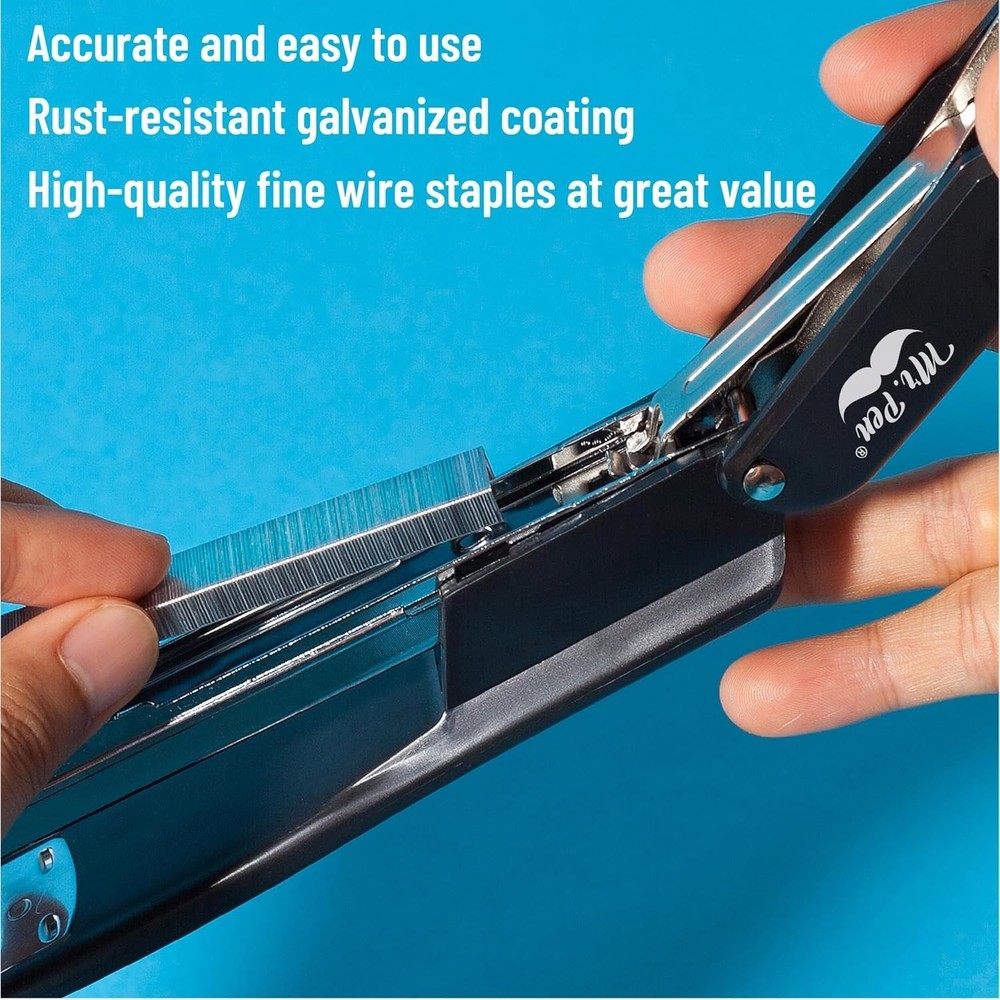Convenient 3000 Staples, 1/4 Inch Size, Ensures Effortless Document Binding