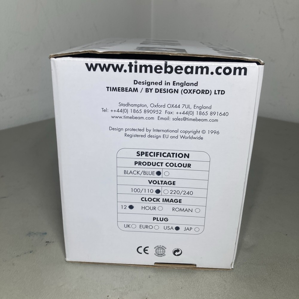 Vintage Time beam Microsweep World 1st Sweep Second Projecting Clock - WORKS