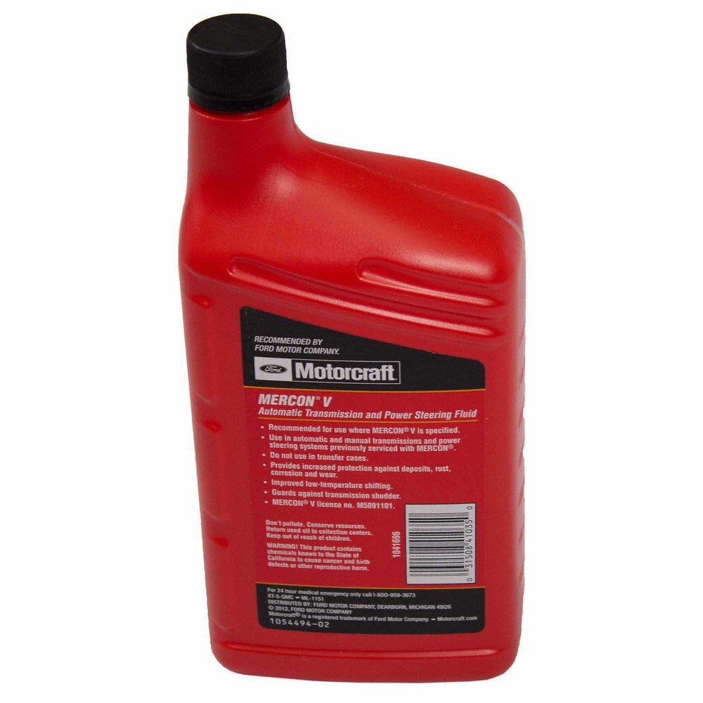 Automatic Transmission Fluid-Mercon V - Quart Motorcraft XT-5-QMC