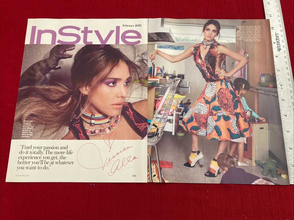 Actress Jessica Alba 8-page 2013 Print Article