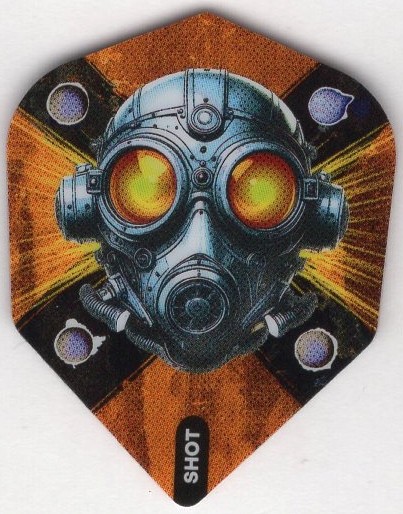 BADLANDS RUST Dart Flights: 3 per set