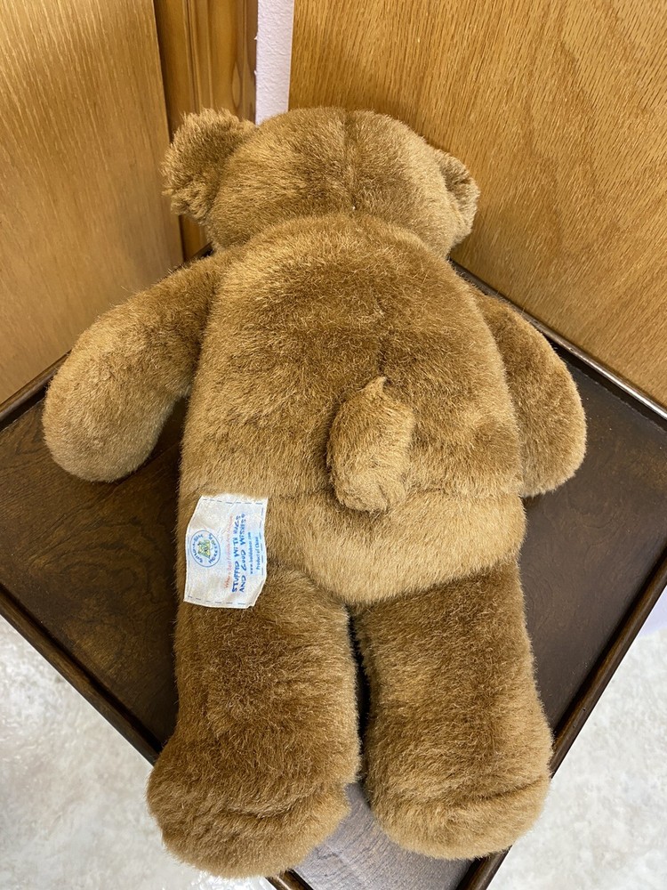 Build A Bear Workshop BABW Classic Plush Teddy Bear Dark Brown 14”