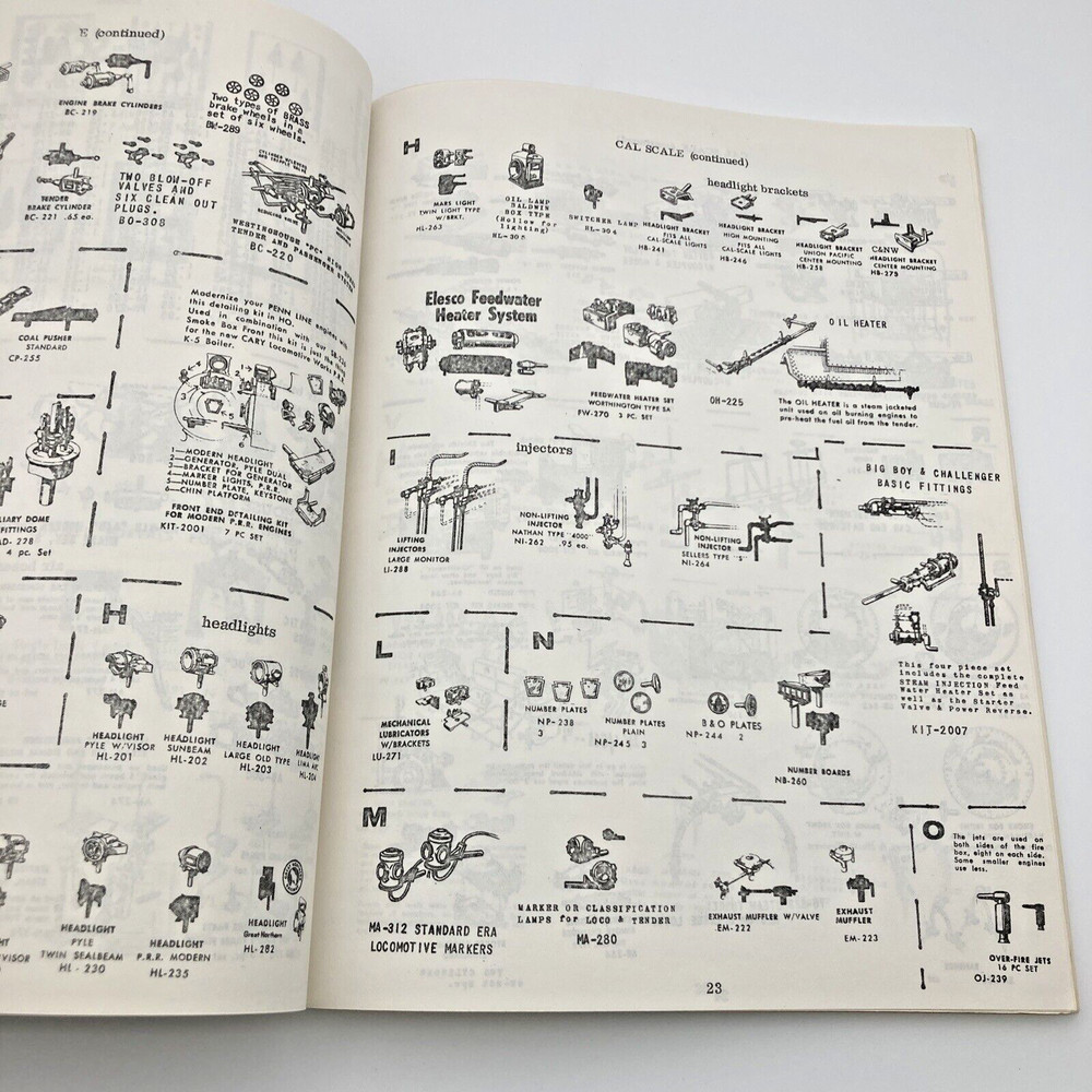 Bowser General Catalog Model Train Railroad Reference Manual Pricelist Jan 1974