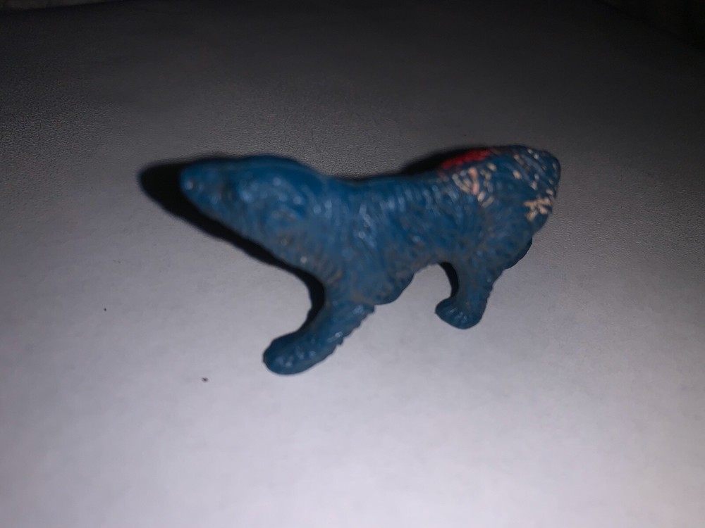 BLUE BEAR FIGURINE TOY