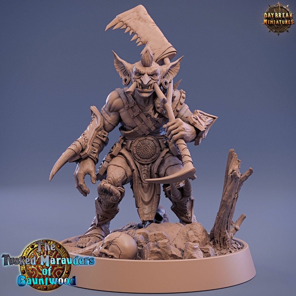 Goblin Fighter Ugnar | DayBreak Miniatures |