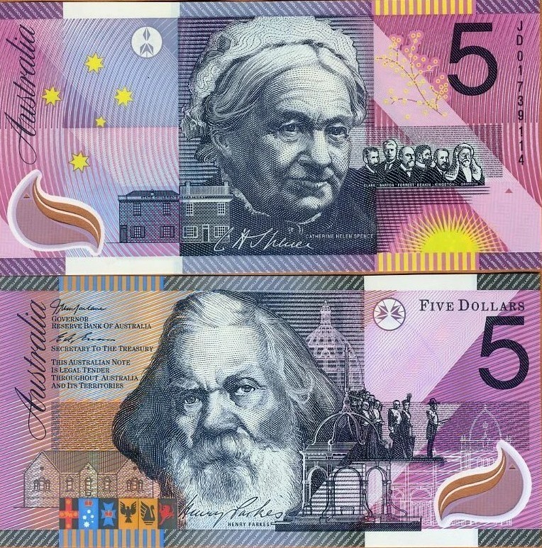 Australia 2001 $5 P-56 UNC Polymer Commemorative