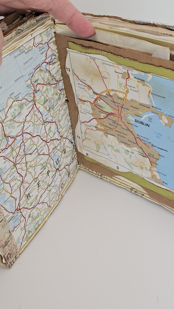 Handmade Junk Journal Travel Theme Book