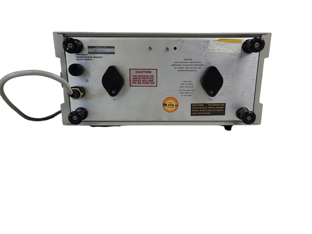 Tektronix TM504 (4 SLOT) POWER MODULE AS IS