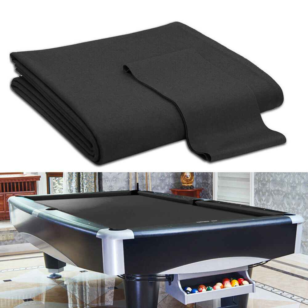 7/8/9ft Table Worsted Pool Table Cloth- Fast Billiard Felt w/ PRE-CUT RAILS