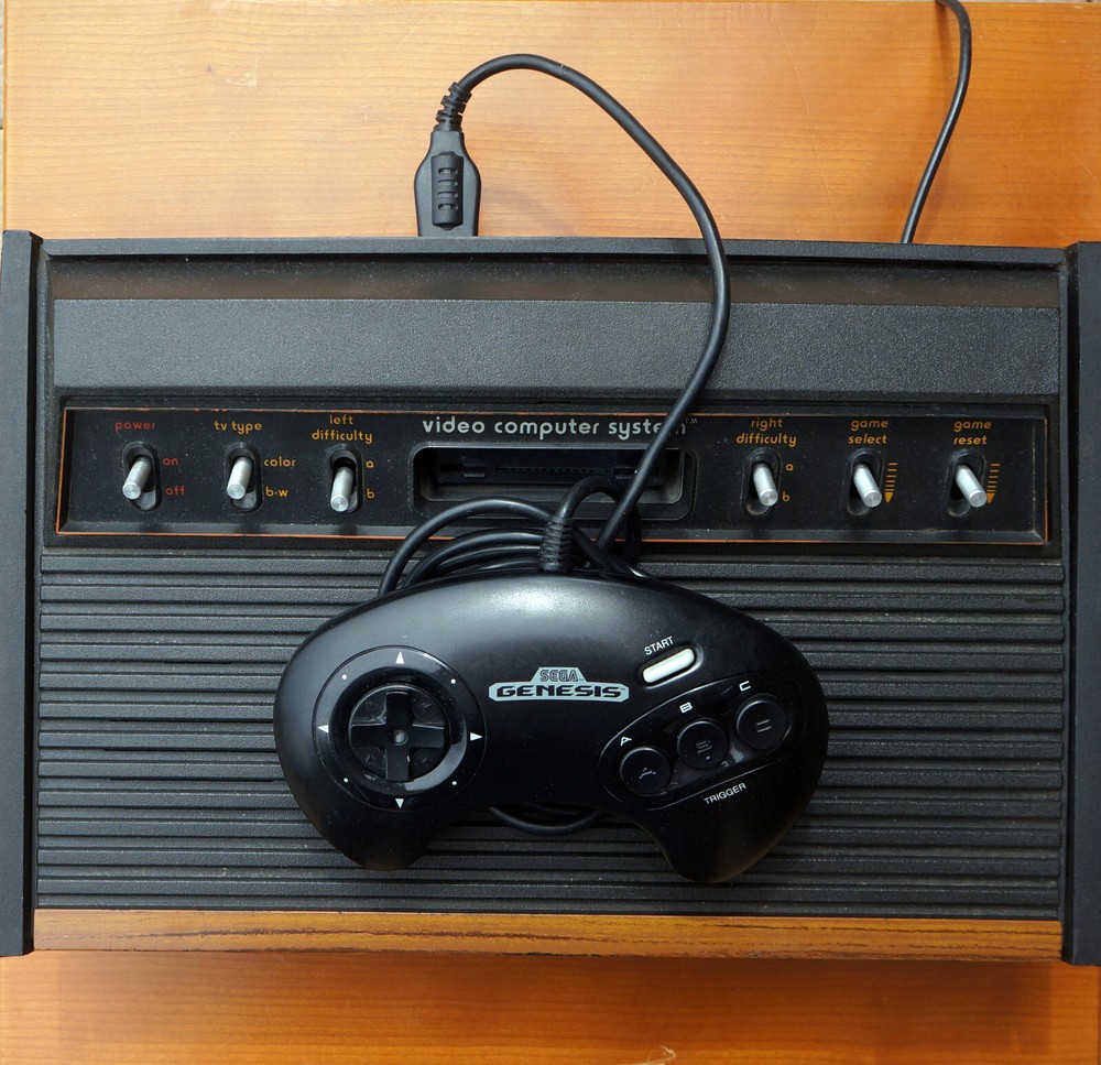 Atari 2600 & 7800 Mod 2600+ & 7800+ SEGA Genesis Modded Controller Joystick Mod