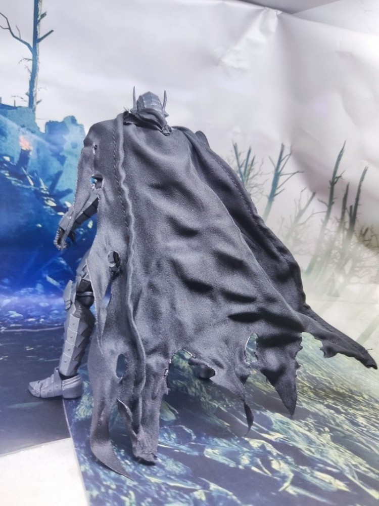 1/12 Scale Black Cloth Cloak Model for 6''figma
