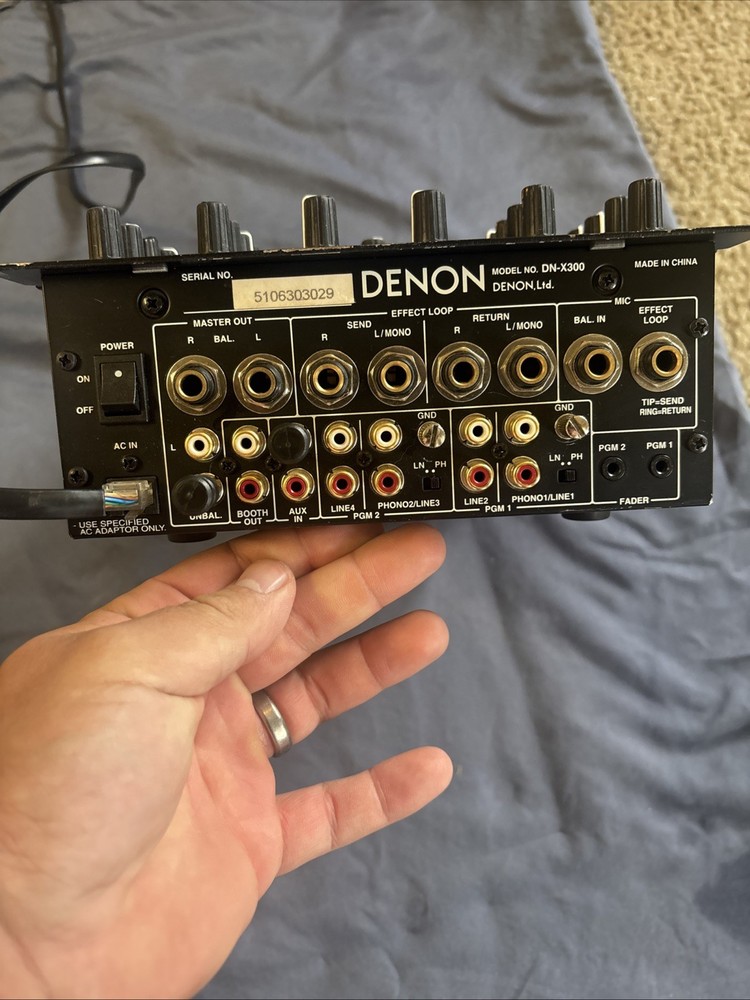 DENON DN-X300 DJ Mixer Black