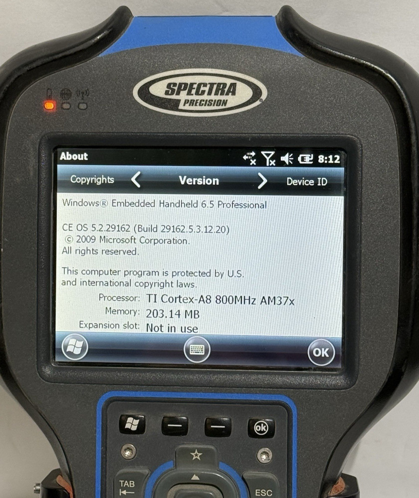 Spectra Precision Ranger 3 Data Collector