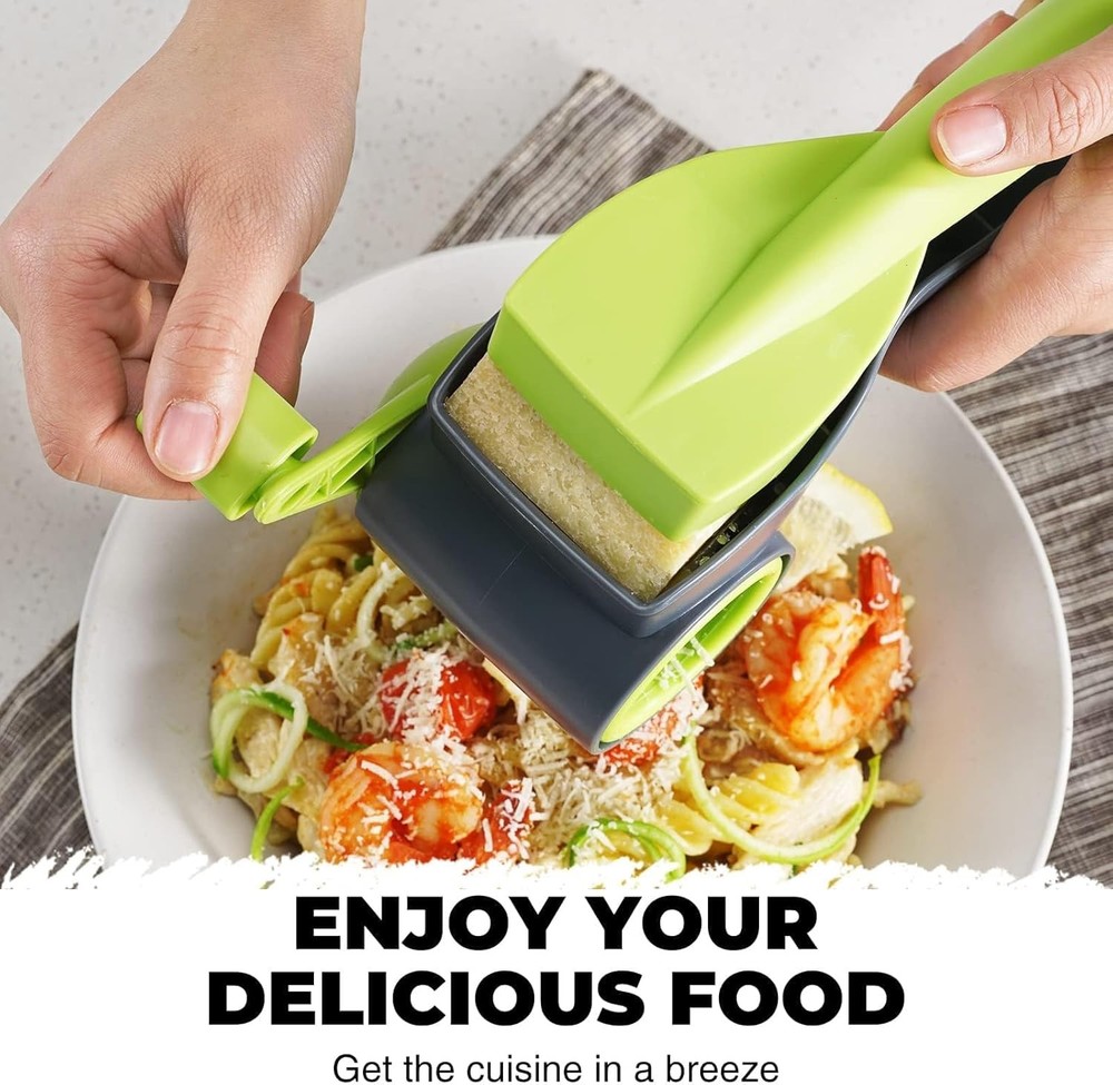 Cheese Grater with Handle, Kitchen Parmesan 2 Green