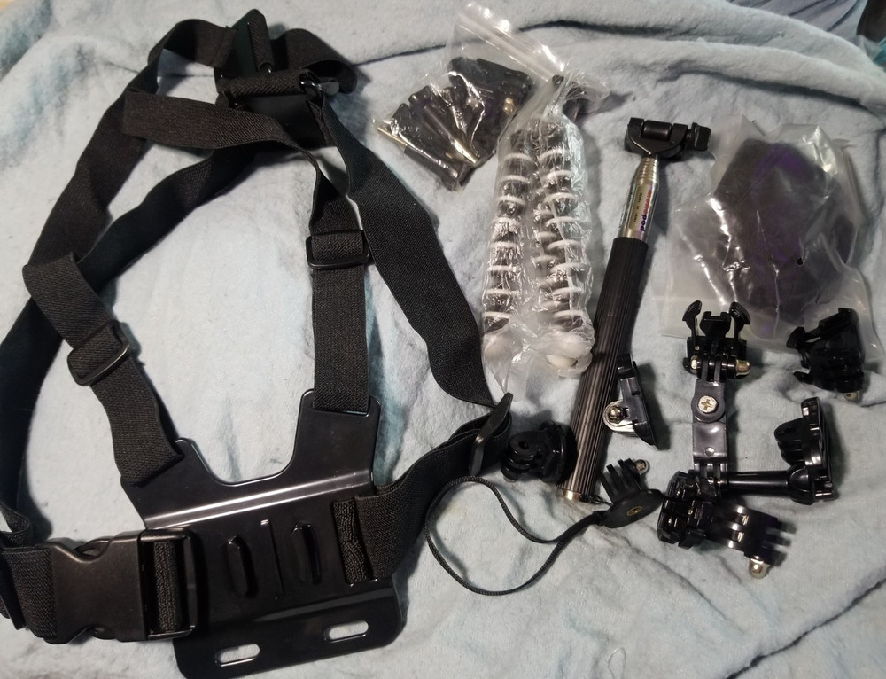 BAXIA TECHNOLOGY Adjustable Camera Accessory Bundle with Tripod, Mounts, Strap