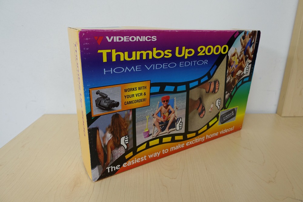 Videonics Thumbs Up 2000 Home Video Editor Model:TU-2000(Box & Cables & manuals)