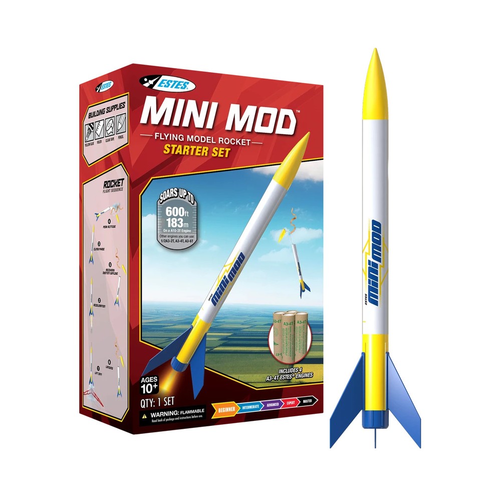 Estes Flying Model Rocket Starter Set Tri-Flyer STEM  EST 0647