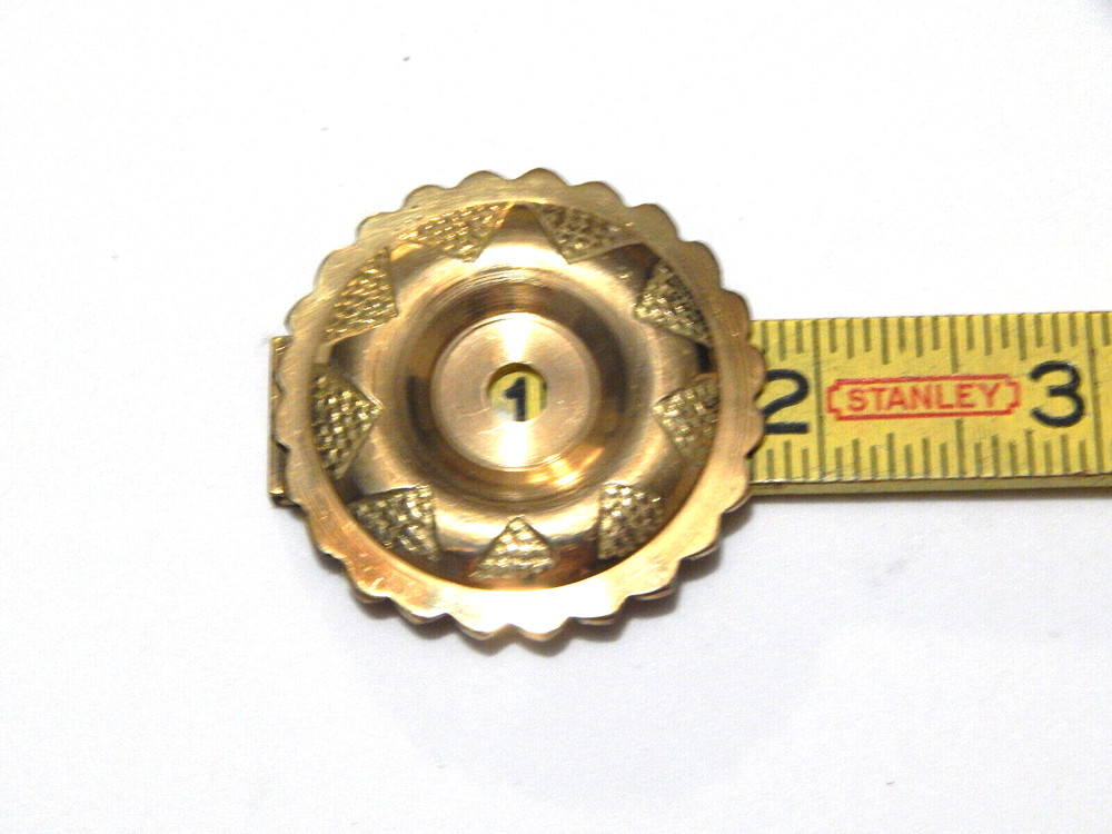 Eastlake Solid Cast Brass Ring Drawer or Door Pull