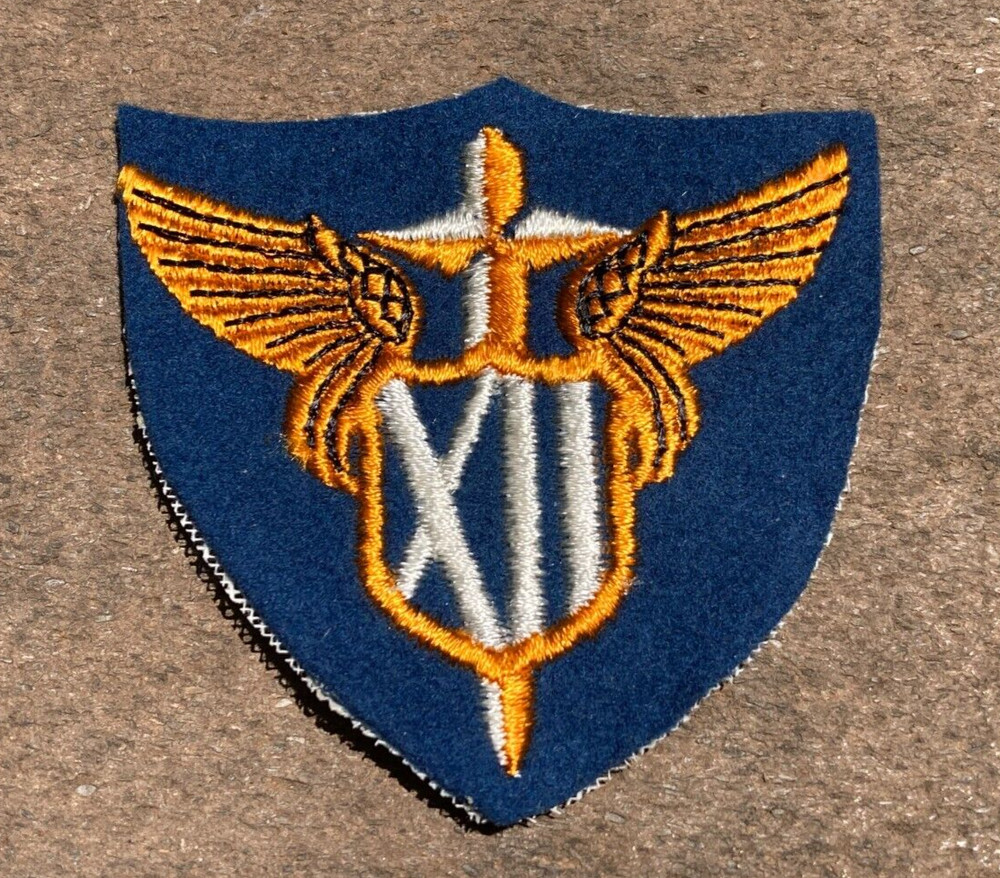Authentic WW2 US Army Air Force 12th Tactical Air Command Patch