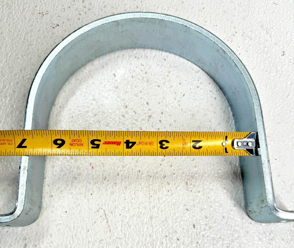 B-LINE B2400-6 Pipe Strap 6" Electro-Plated, 1/2" Bolt Holes