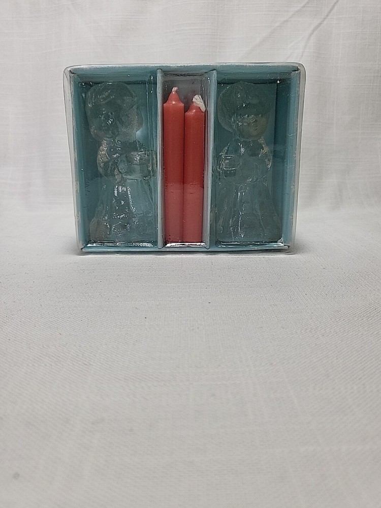 Current, Inc. Glass Children Candle Holders Code 6140-8