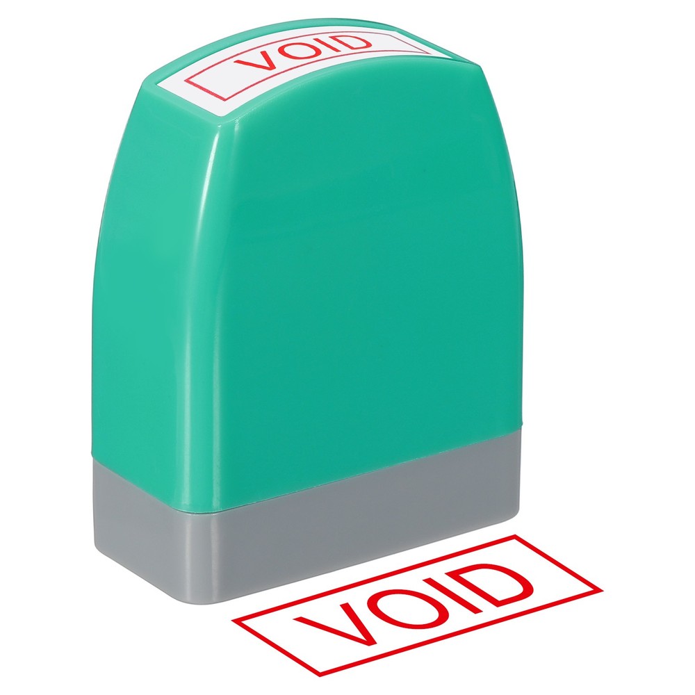 Void Notice Stamp, Office Stamp Pre Inked Stamp, Green