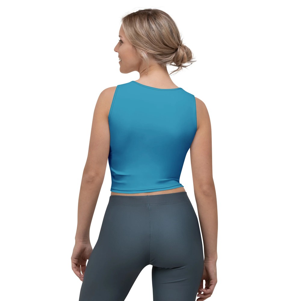 Echelon Blue Crop Top