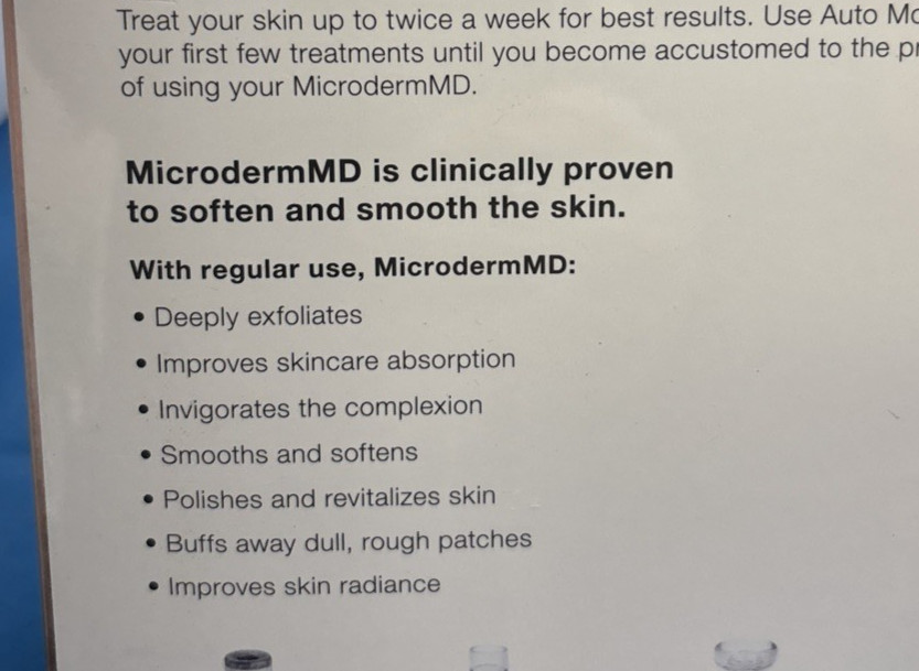 MicrodermMD Professional Grade Home Microdermabrasion System Sealed