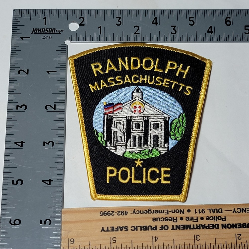 MK2 B7 Police patch Massachusetts Randolph