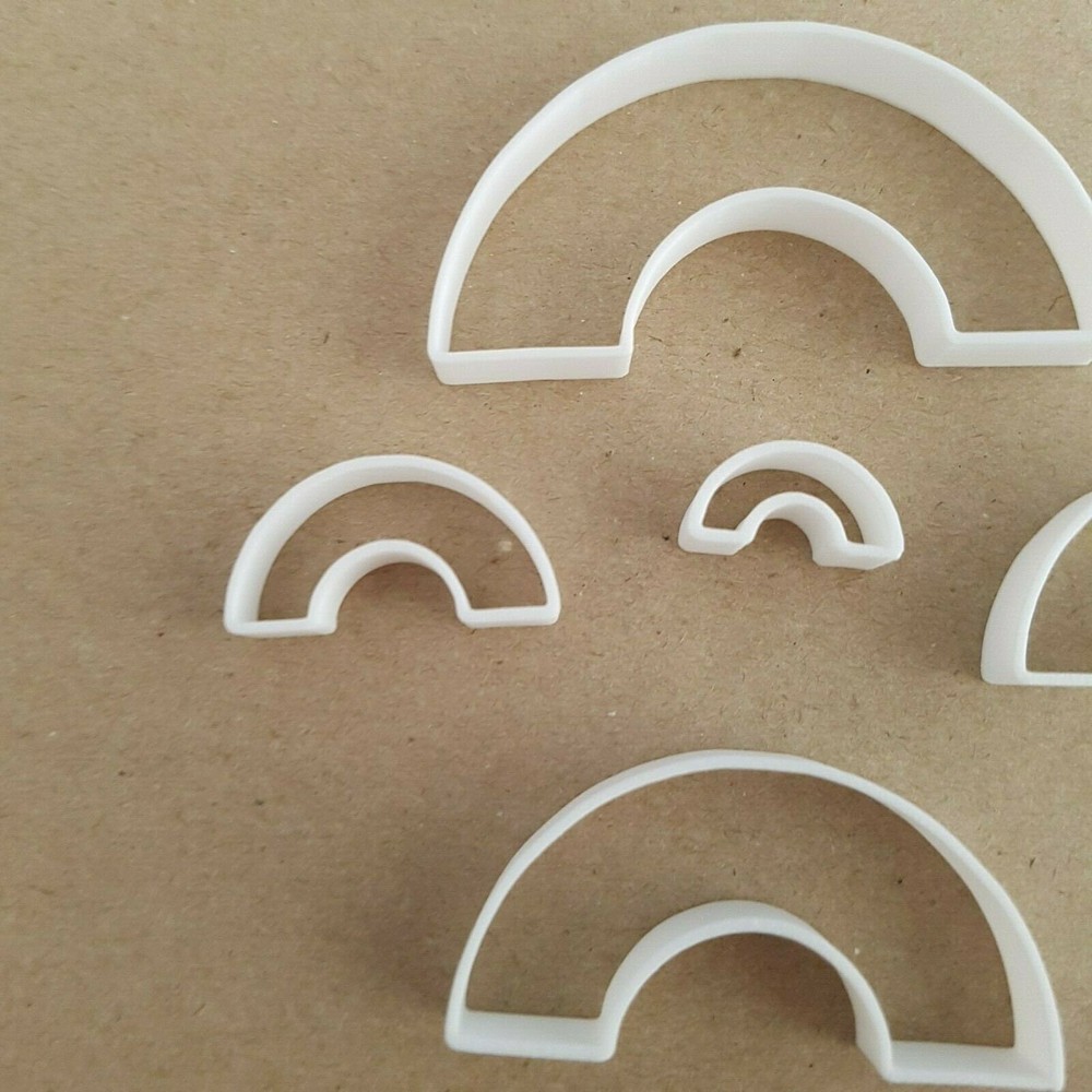 Rainbow Shape Mini Fondant Cutter Small Sugarcraft Icing Tiny Sharp Stencil