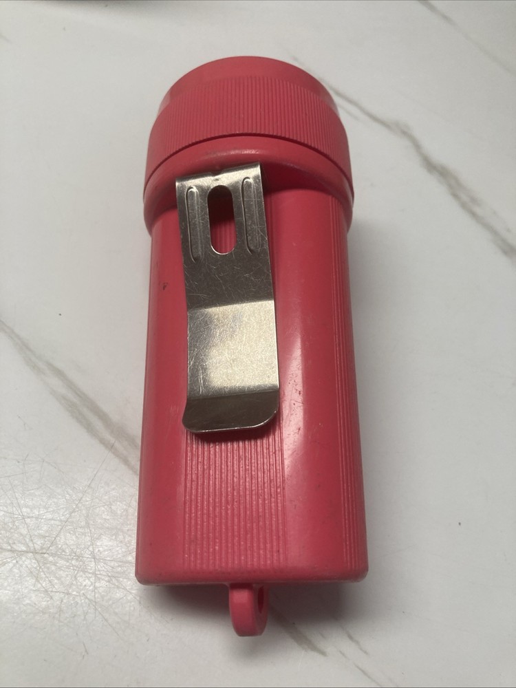 Pink Ikelite MINI C-LITE Underwater Dive Light With Clip - Works!