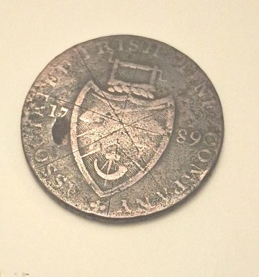 Cronebane Halfpenny Token 1789