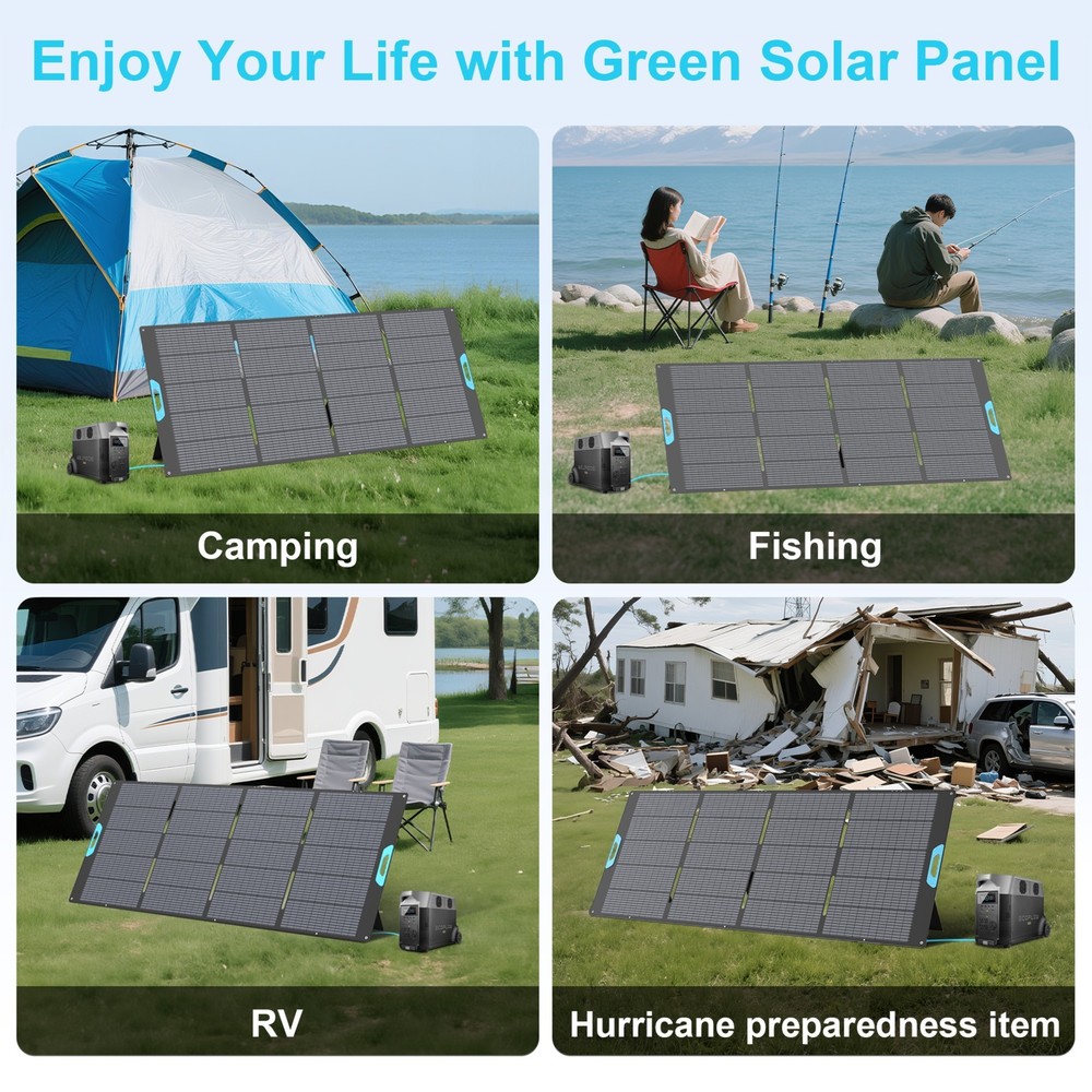 E-POWO 400W Solar Panel Kit Self-supporting Waterproof IP67 High Efficiency