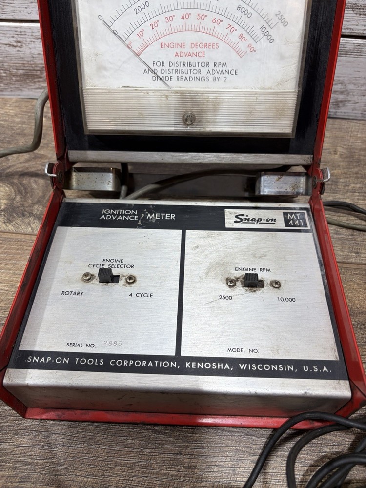 SNAP-ON MT-441 Ignition Advance Meter And Timing Light Kit UNTESTED.