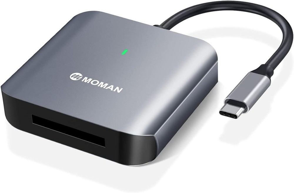 CFexpress Card Reader, Moman C1B Type B Card Reader USB C 3.1 Gen 2 10Gbps