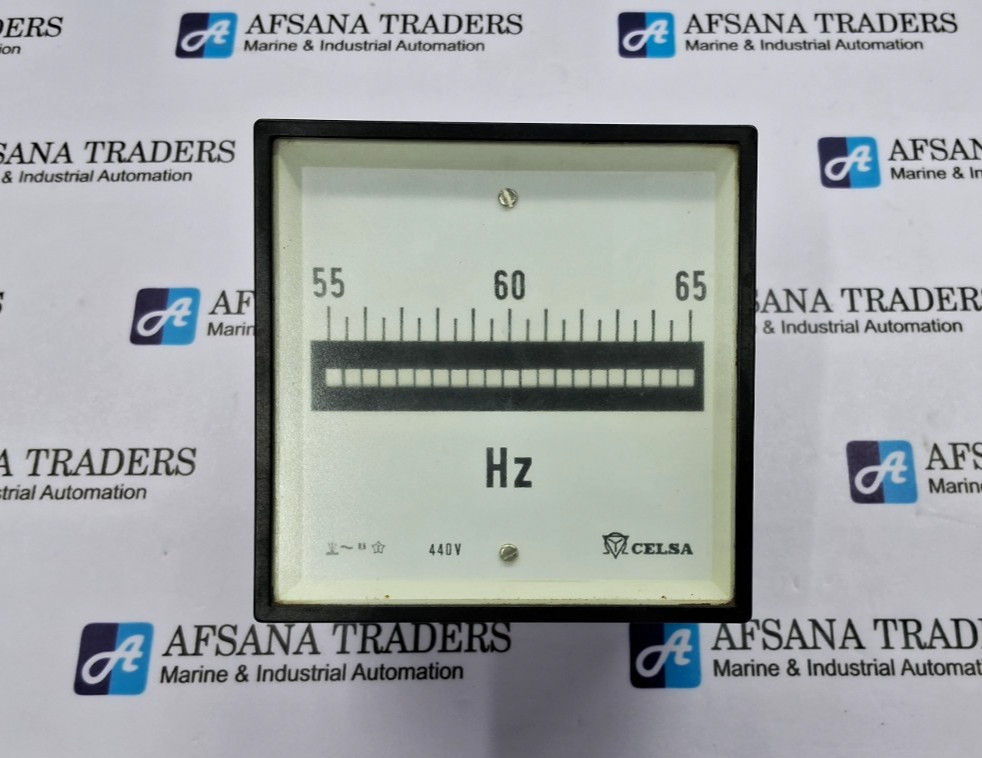 CELSA | 55-65HZ | 440V | FREQUENCY COUNTER METER