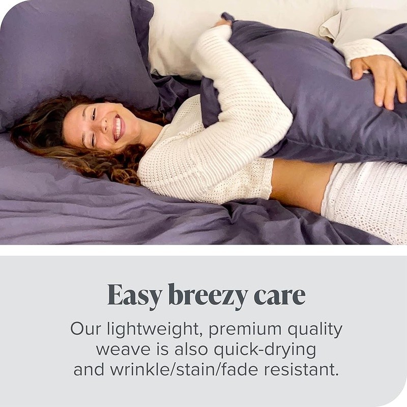 Microfiber Pillowcases 4 Pack Soft Durable OEKO-TEX Certified Standard Size New