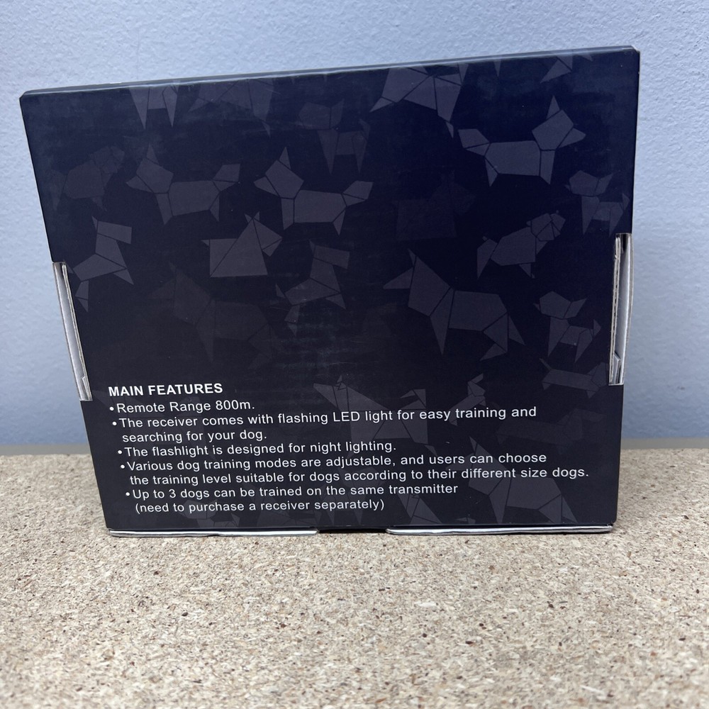 Groovypets Dog Training Collar 800M remote range