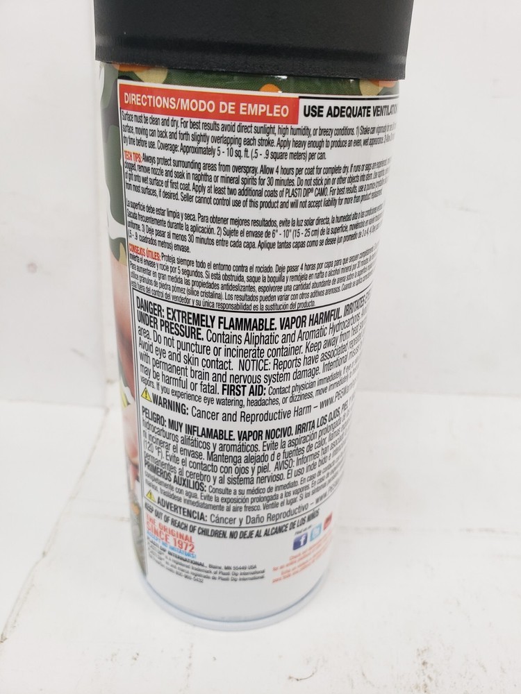 Plasti Dip 118332 Black Camo 11oz Multi-Purpose Rubber Coating