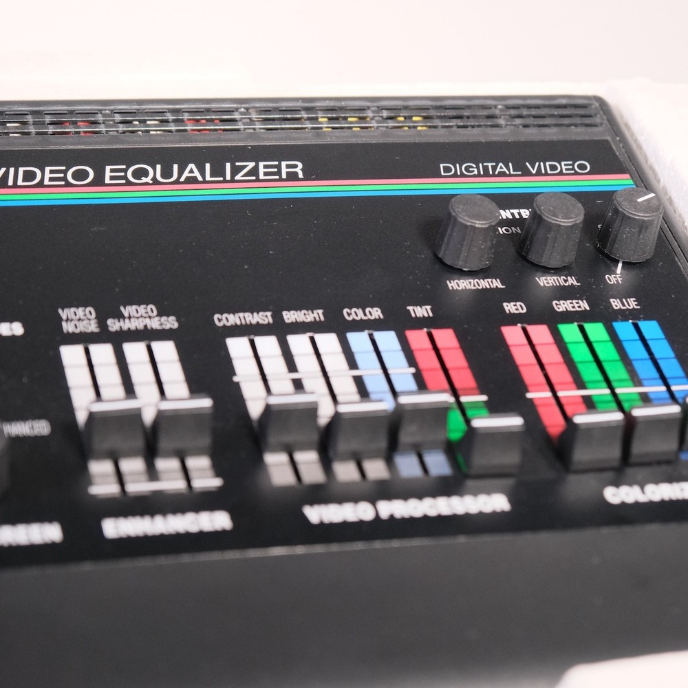 VIDEONICS VIDEO EQUALIZER Model VE-1A NTSC audio video processor very clean!