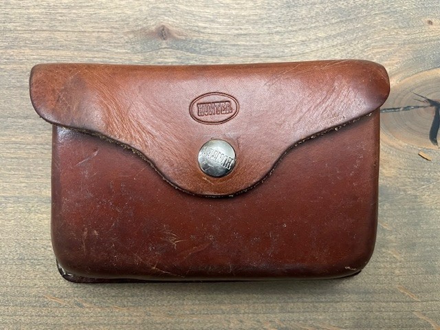 hunter leather ammo belt pouch
