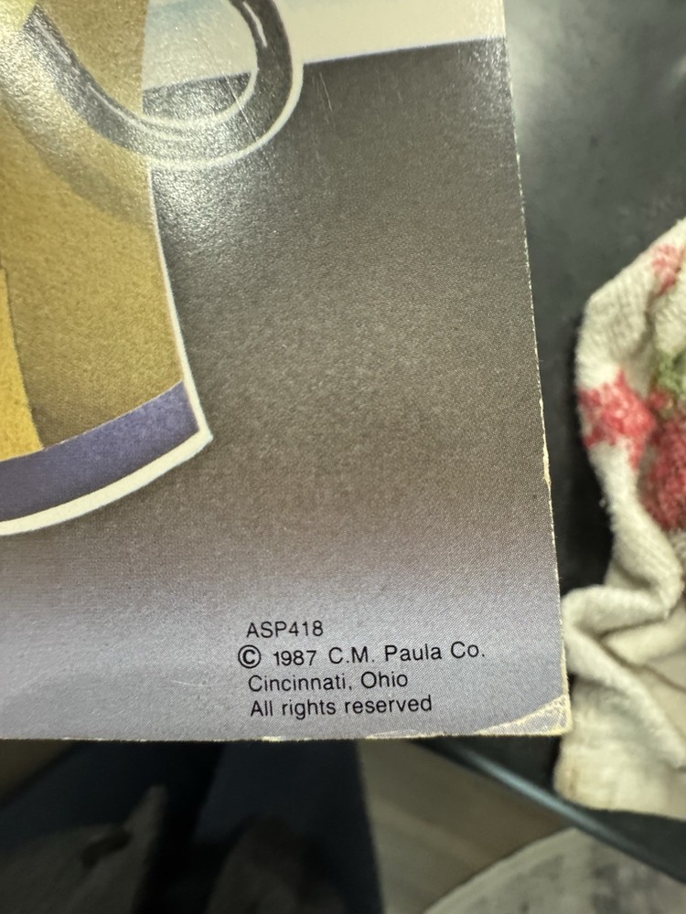 Vintage 1987 “For The Record” Notepad