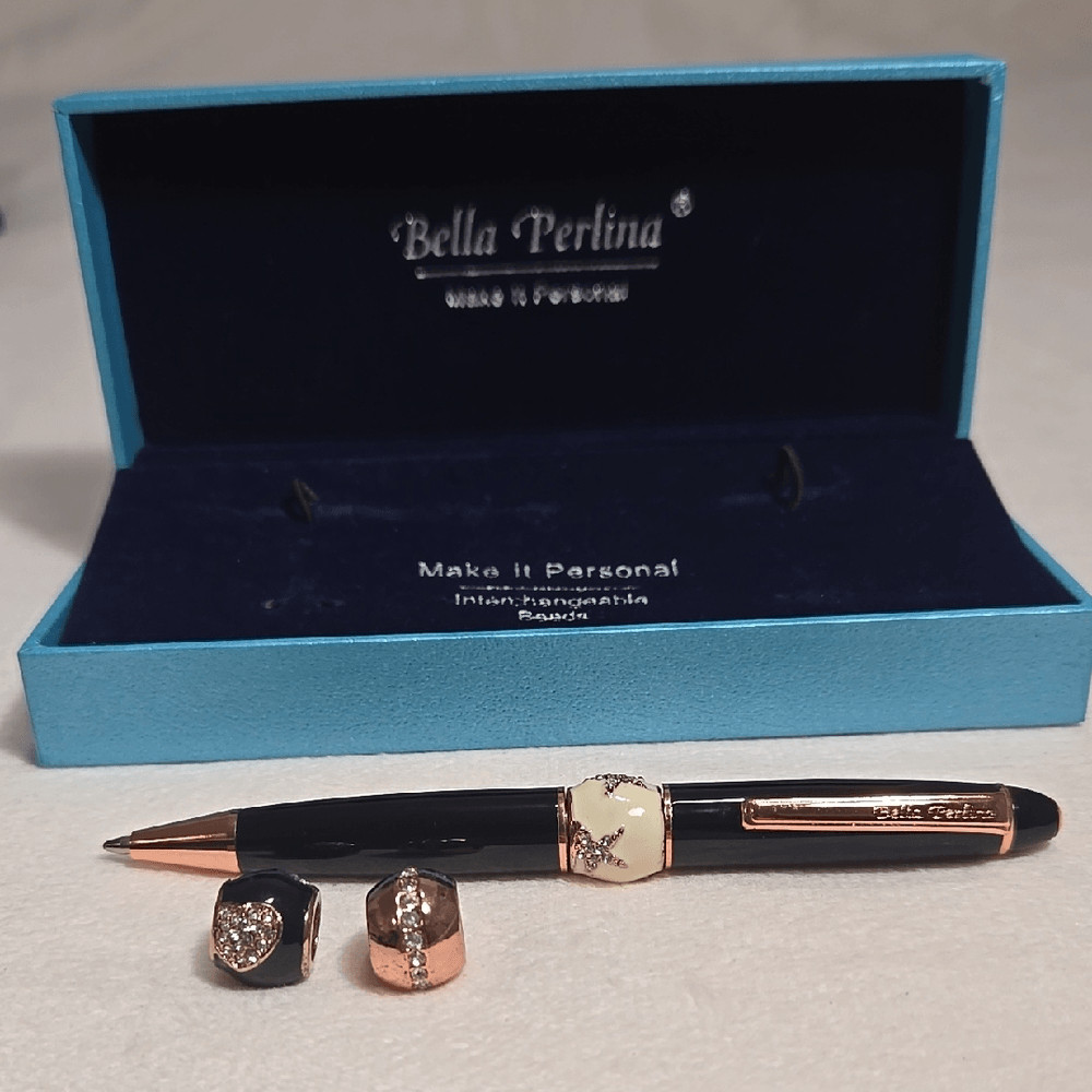 Bella Perlina Black Ink Pen